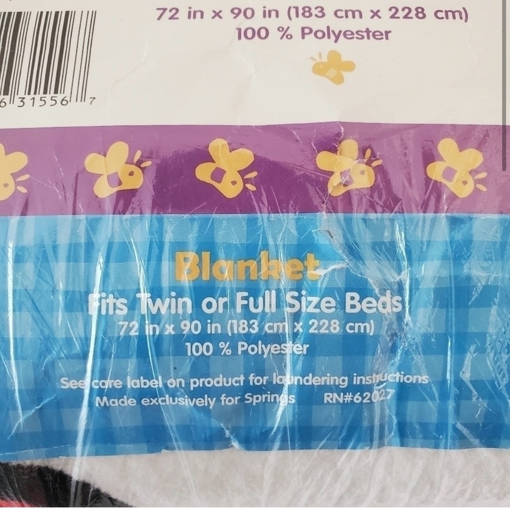 Disney Winnie The Pooh Twin or Full Size Bed Blanket